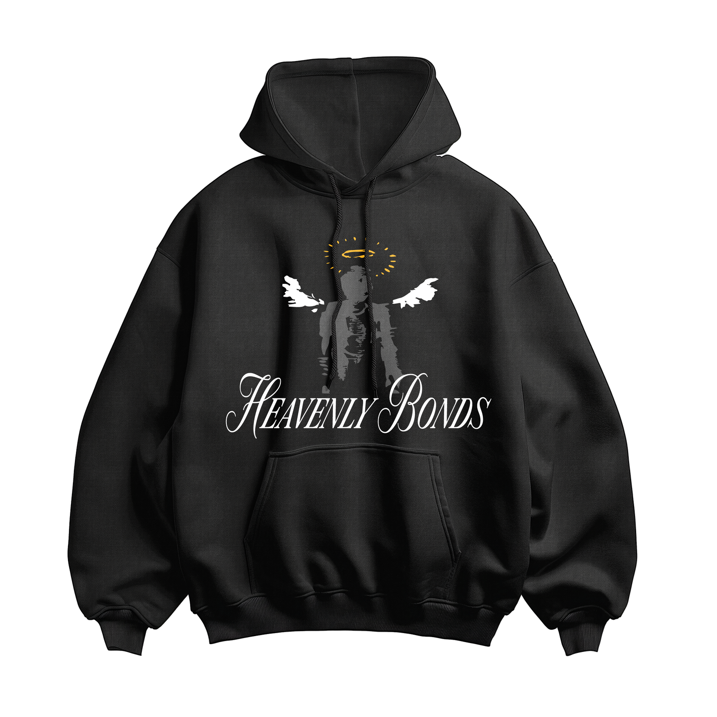 Heavenly Bonds Hoodie – Black