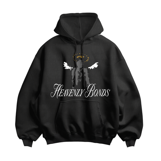 Heavenly Bonds Hoodie – Black